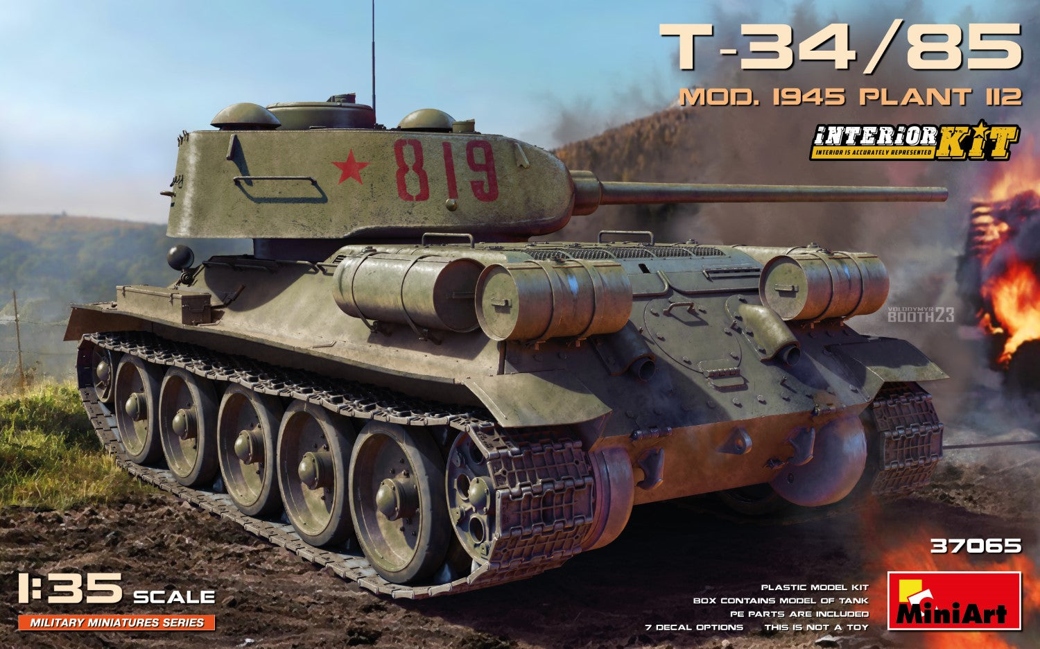 MiniArt Russian T-34/85 MOD. - MT37065