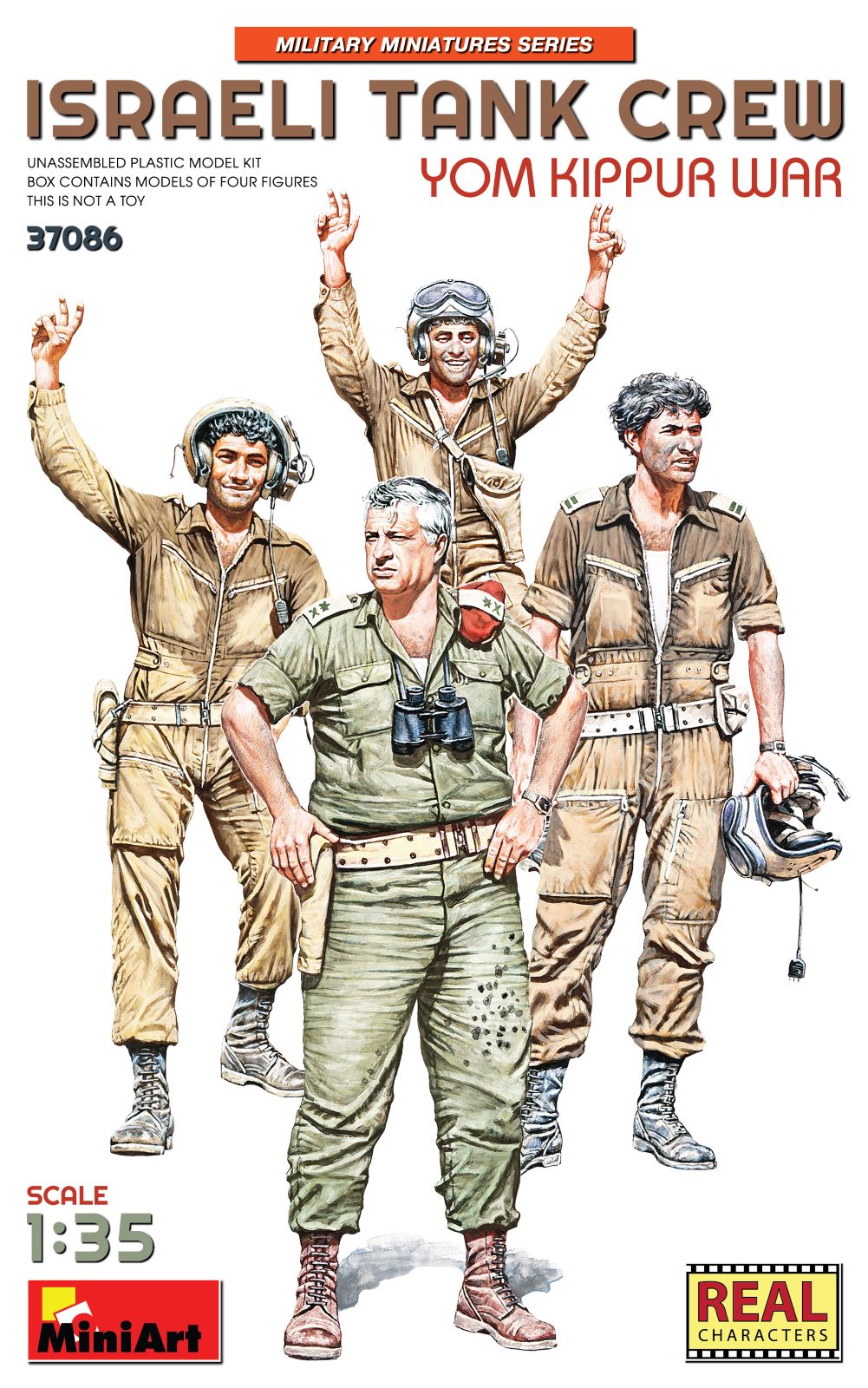 Miniart 1:35 - Israeli Tank Crew, Yom Kippur War