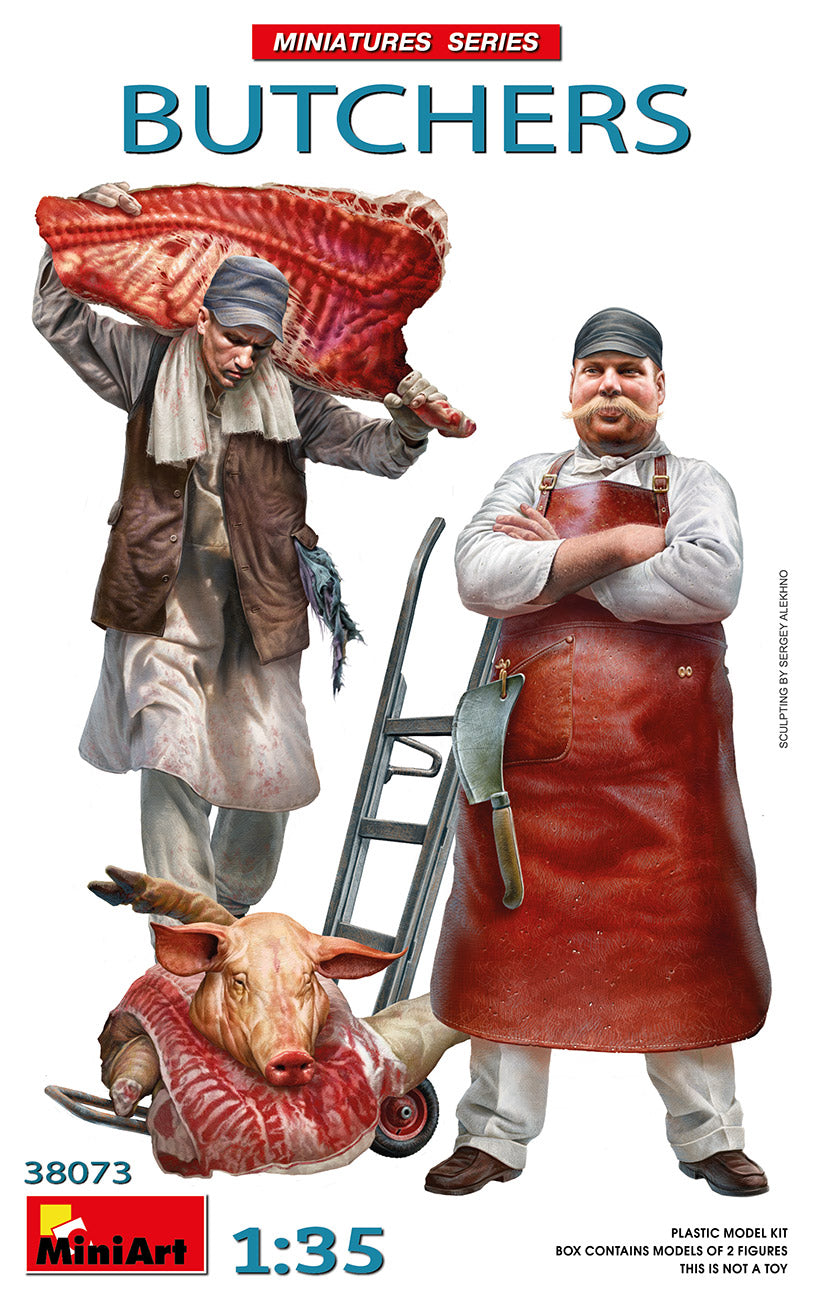 BUTCHERSKit Contains 2 Models of Figures in 1:35 Scale