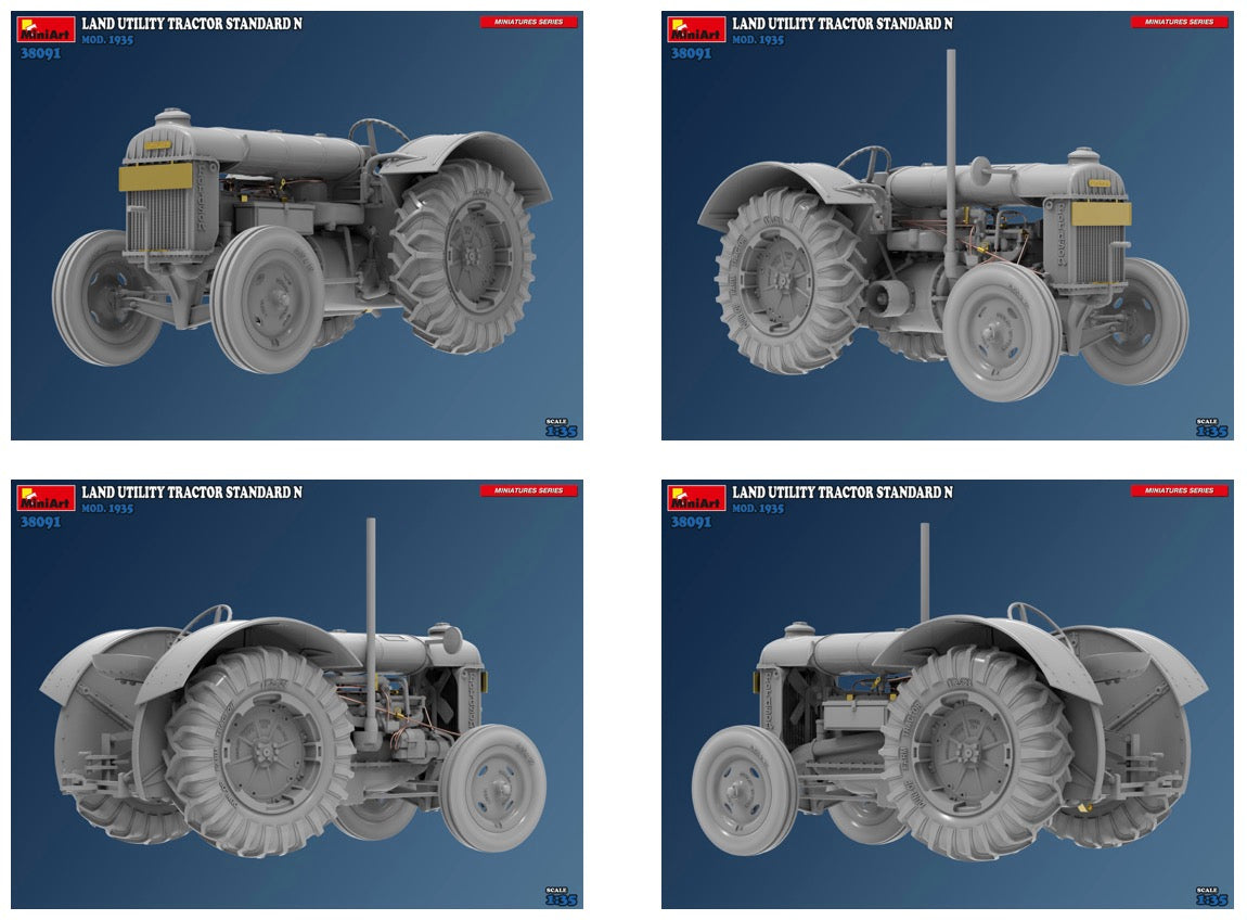 Miniart 1:35 - Land Utility Tractor Standard N Mod 1935