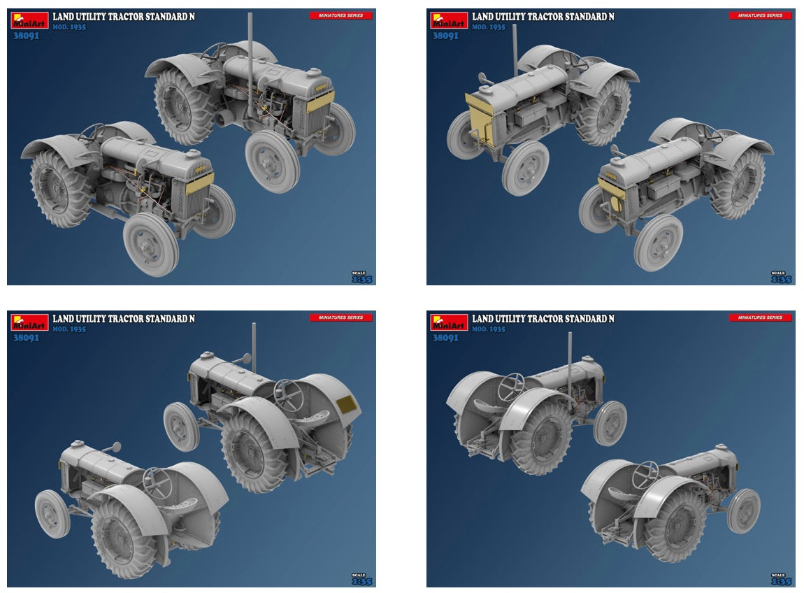 Miniart 1:35 - Land Utility Tractor Standard N Mod 1935