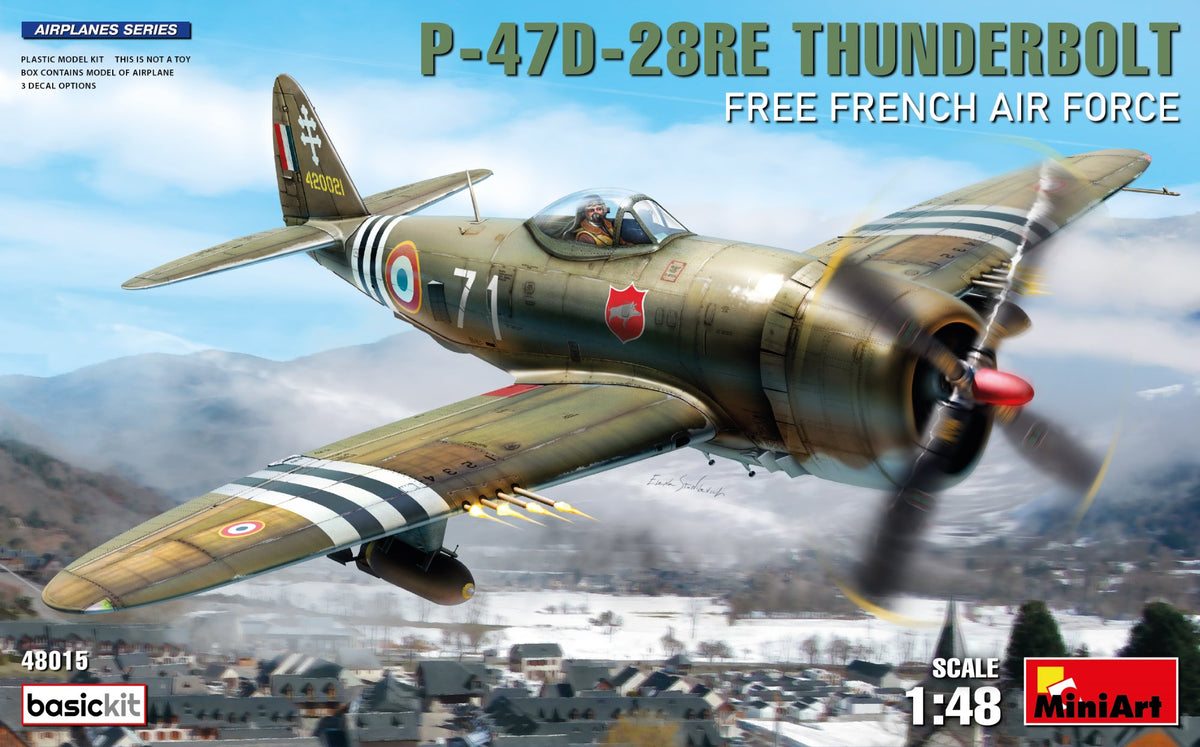 REPUBLIC P-47D-28RE THUNDERBOLT Free French Air Force Basic Kit