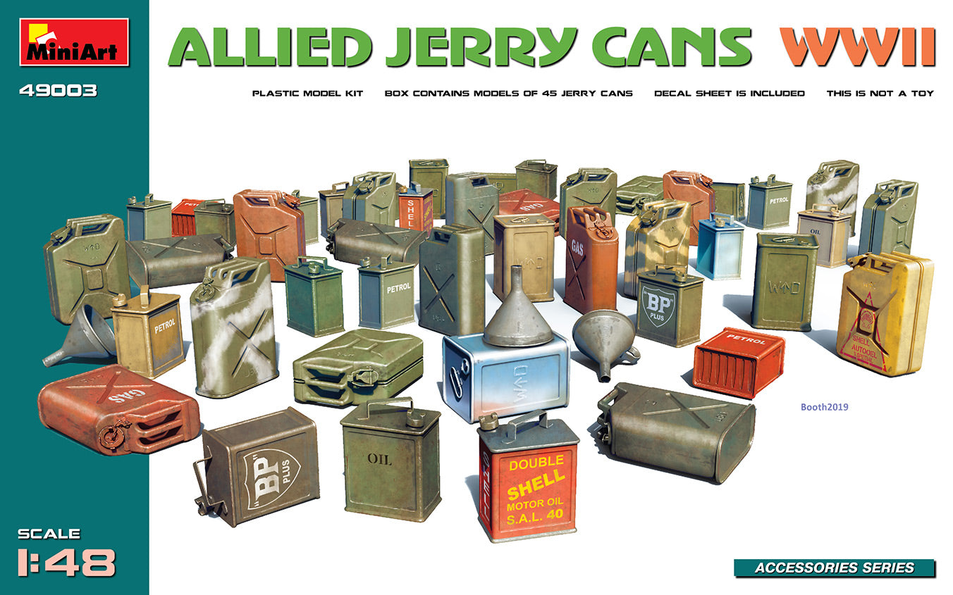 Miniart 1:48 - Allied Jerry Cans WWII [MIN49003] | Access Models