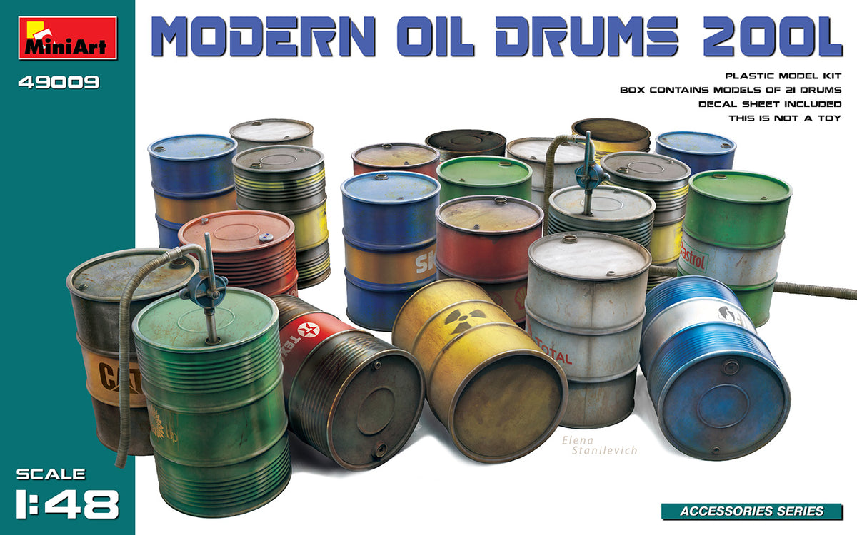 MODERN OIL DRUMS (200L)