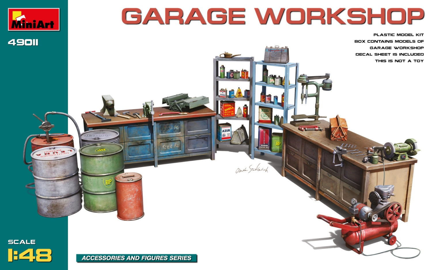 Miniart 1:48 - Garage Workshop