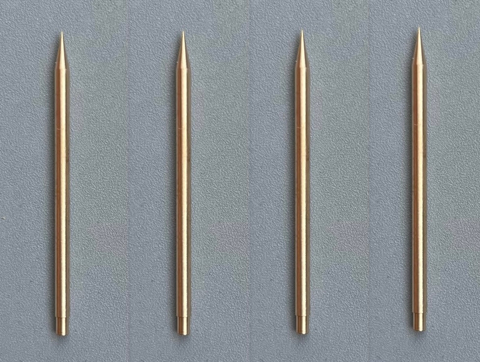 Mikoyan MiG-19S/MiG-19 PM Rocket start launcher – 4 brass parts (designed to be used with Trumpeter kits)