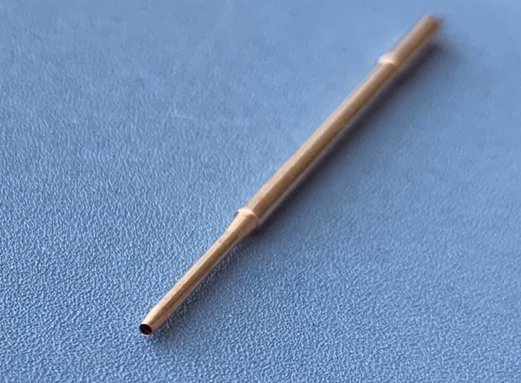 Grumman A-6A Intruder pitot tube – 1 brass part (designed to be used with Trumpeter kits)