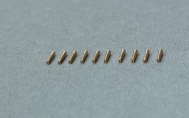 Ammo cal. 50. 10x spent cartridges – 10 brass parts