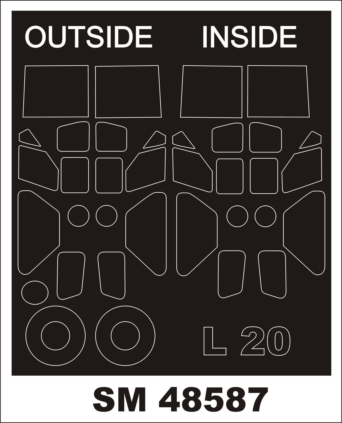 L-20A/U-6A Beaver (designed to be used with Dora Wings kits) (outside, inside)