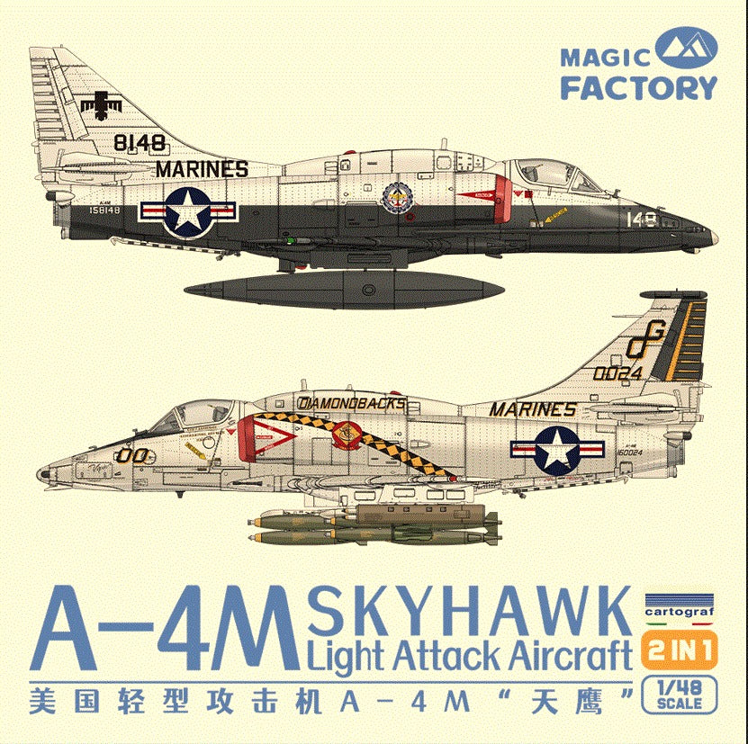 Magic Factory 1/48 A-4M Skyhawk Light Attack Aircraft 5002