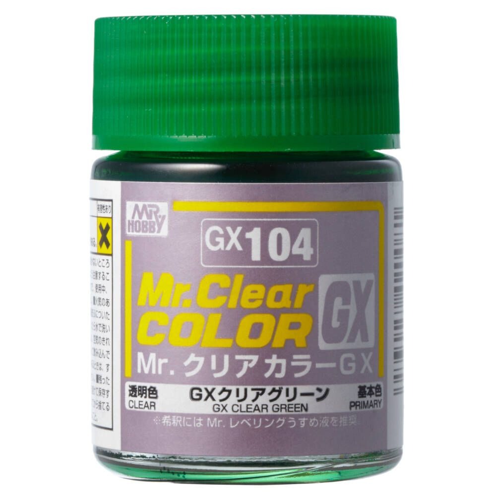 Mr Hobby Mr Clear Color GX 18ml GX-104 Clear Green