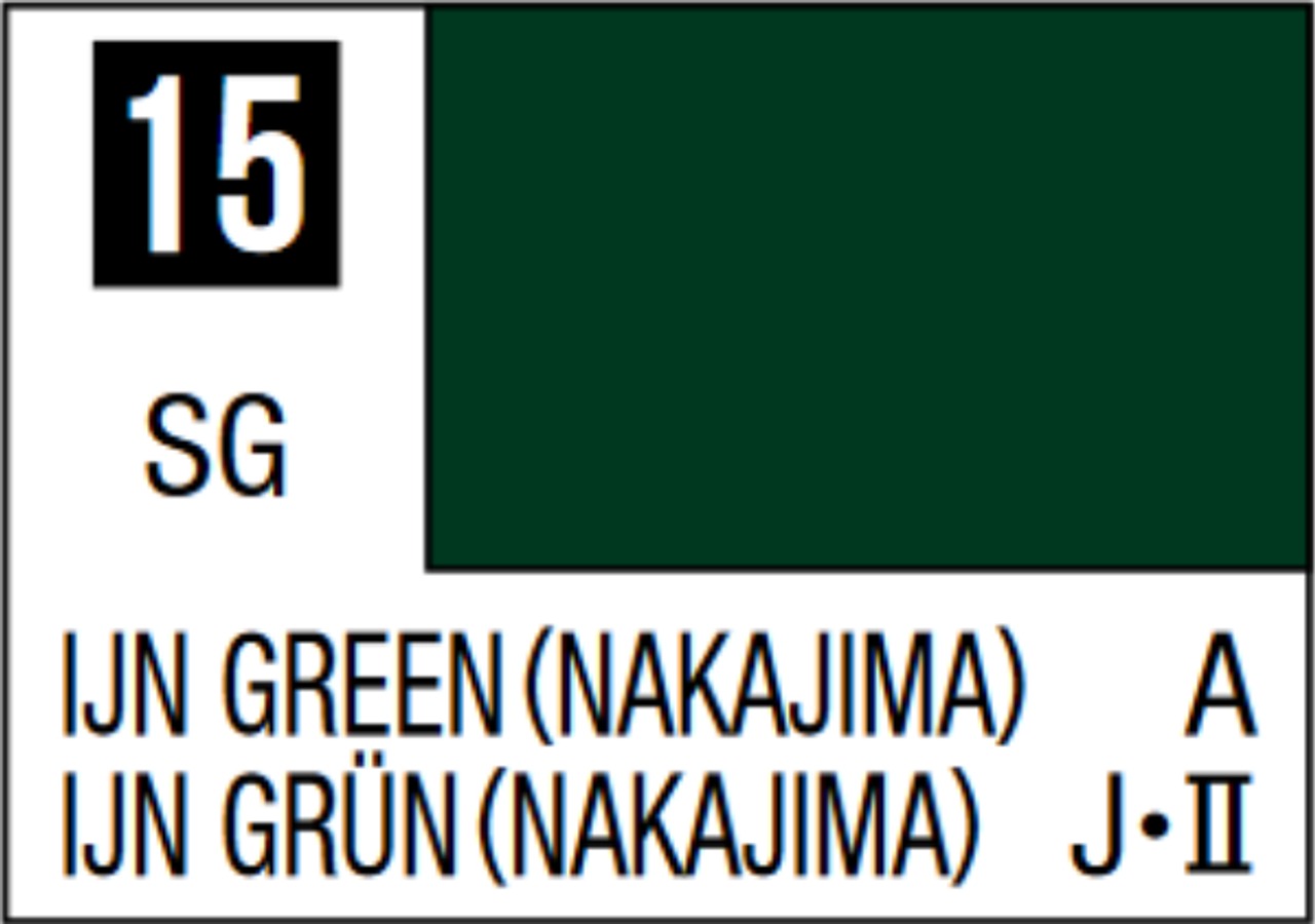 Mr Hobby Mr Color 10ml C-015 IJN Green (Nakajima)