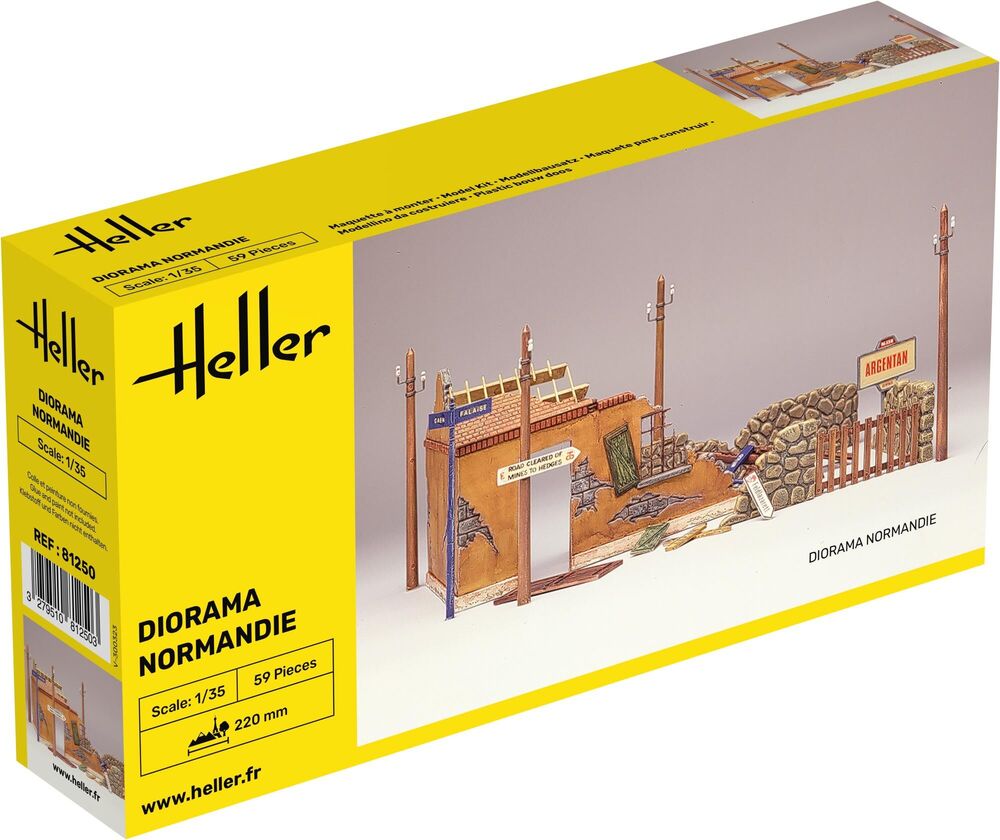 Heller 1:35 - Normandy Ruin Diorama
