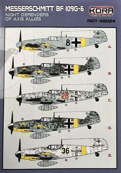 Messerschmitt Bf-109G-6 Night Defenders of Axis Allies