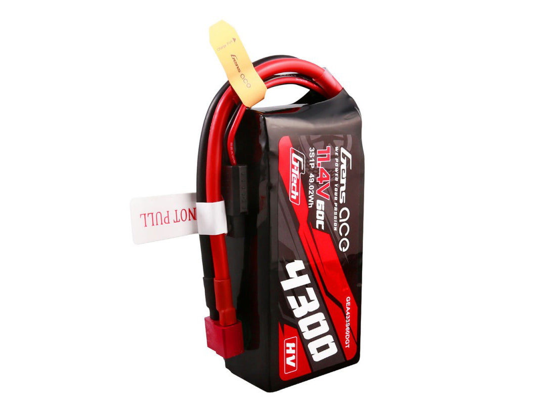 Li-Po Car G-Tech 3S 11.4V 4300mAh 60C with T-Type