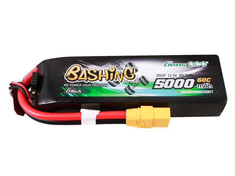 Li-Po Car G-Tech 3S 11.1V 5000mAh 60C Bashing with XT90