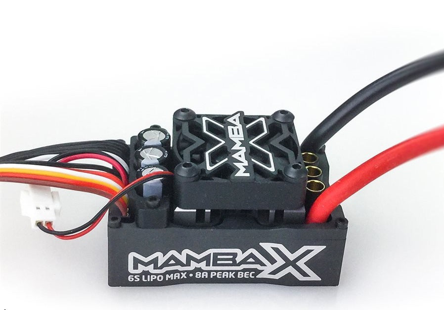 Mamba X, Sensored, 25.2V WP Esc, 8A Peak Bec, Datalogging
