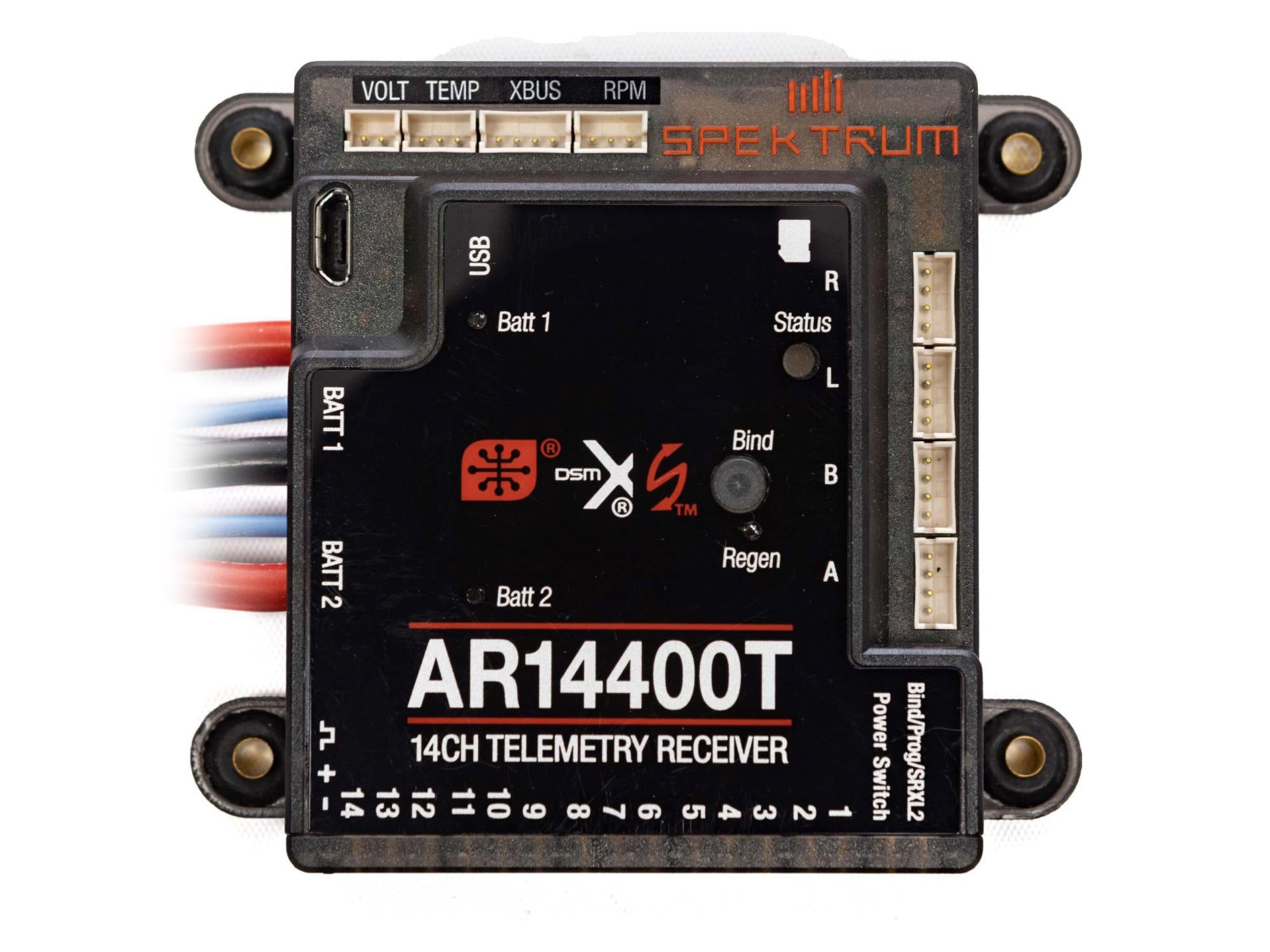 AR14400T 14 Channel PowerSafe Telemetry Receiver