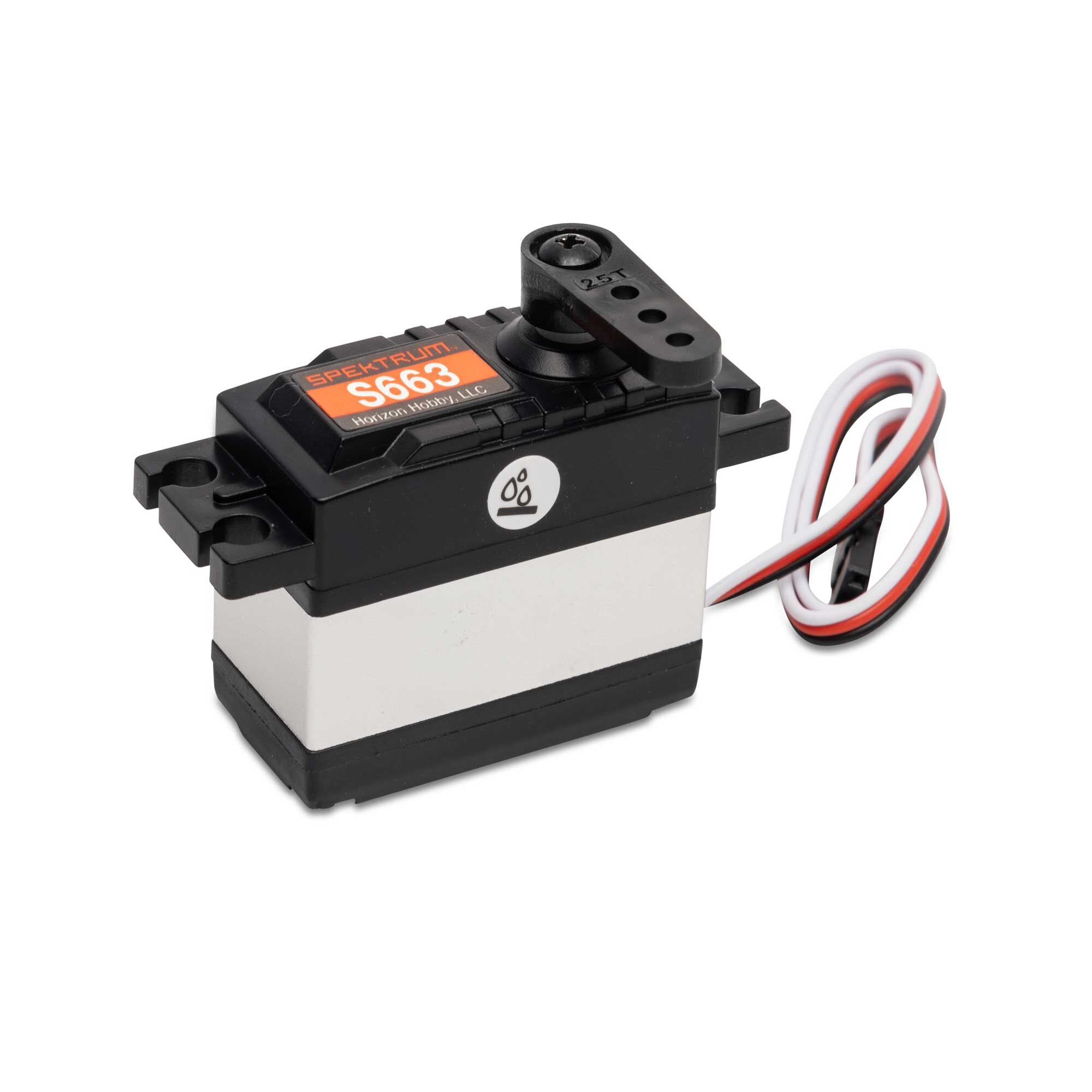 S663 Standard Waterproof Plastic Gear Servo, 25T