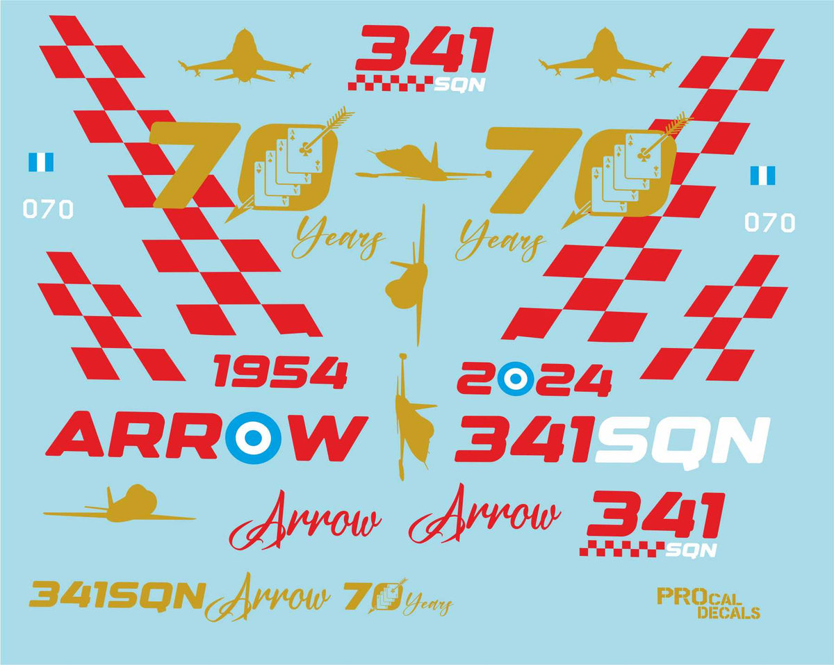 341 SQ 70 YEARS Lockheed-Martin F-16C Fighting Falcon Block 50 anniversary