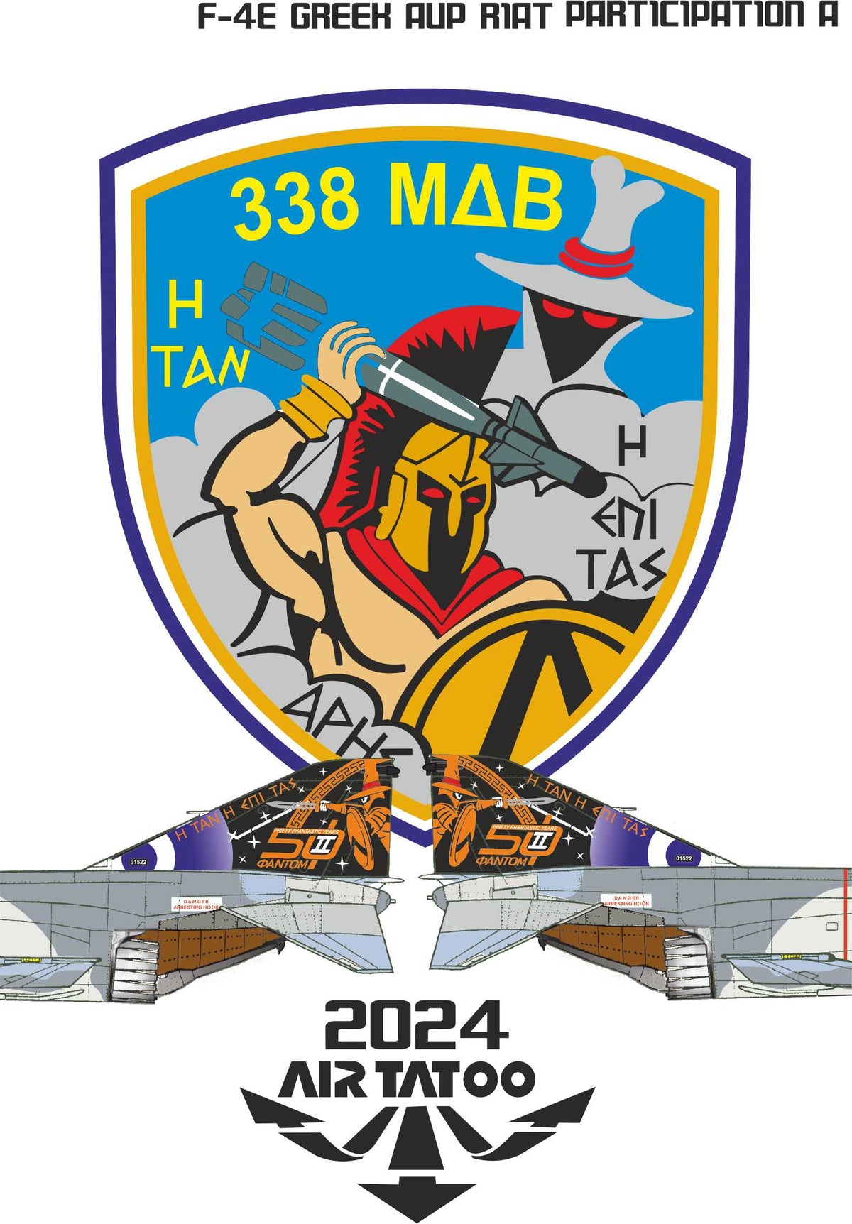 McDonnell F-4E Phantom AUP 338SQ PARTICIPATION AT RIAT 2024