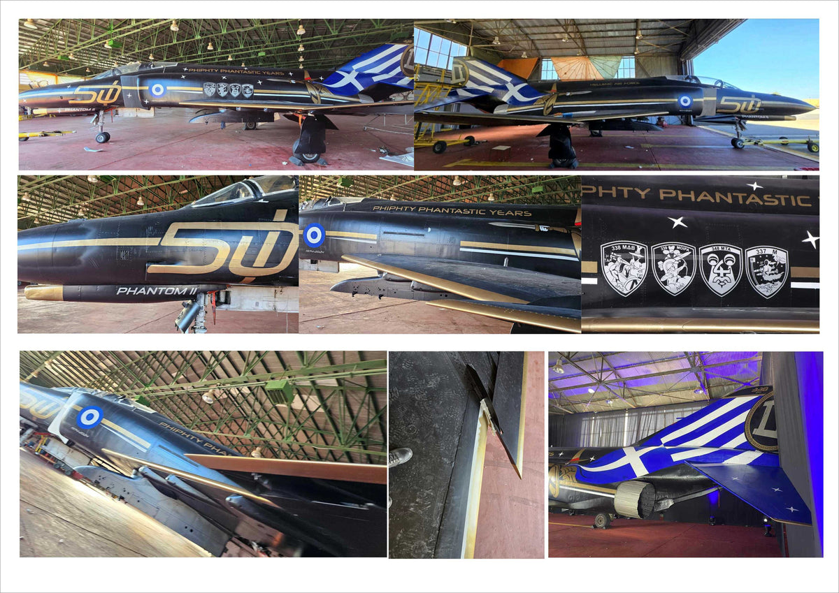 McDonnell F-4E Phantom AUP 50 YEARS SERVICE ON HAF ANNIVERSARY PLANE Phifty Phantastic Years