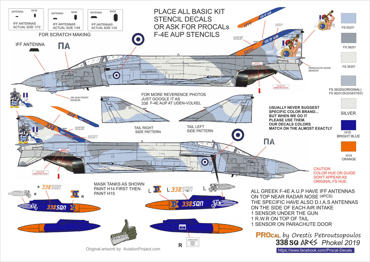 McDonnell F-4E Phantom 338 sq ARES PHOKEL 2019