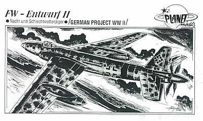 Focke-Wulf Fw-Entwurf II Nacht and Schlech wetterjager