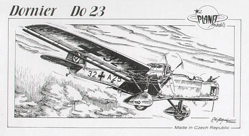 Planet Models Dornier Do-23- PLA09172 - Aircraft Kits