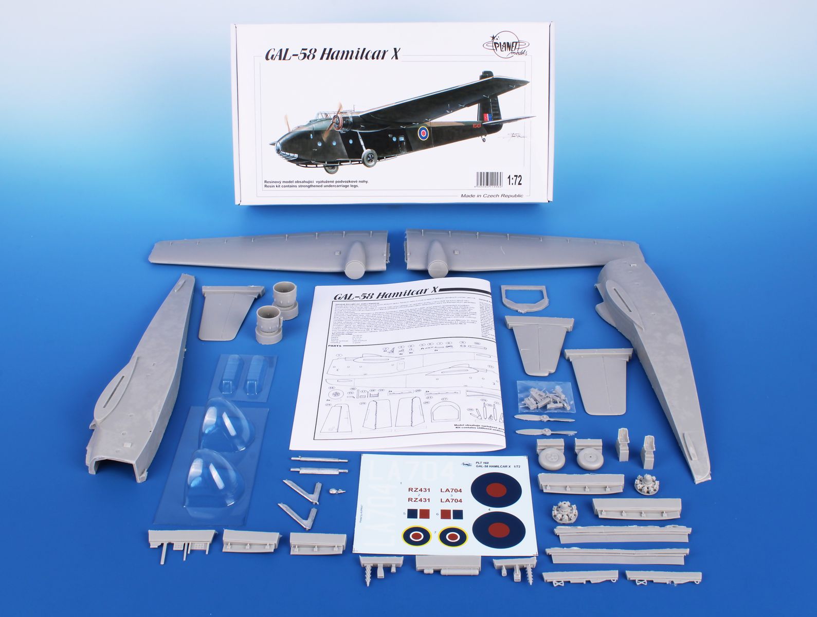 Planet Models GAL-58 Hamilcar X with - PLA16072 - Aircraft Kits
