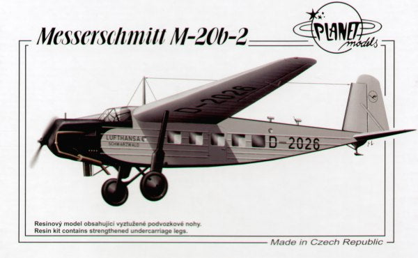 Planet Models Messerschmitt M-20b-2 - PLA19672 - Aircraft Kits