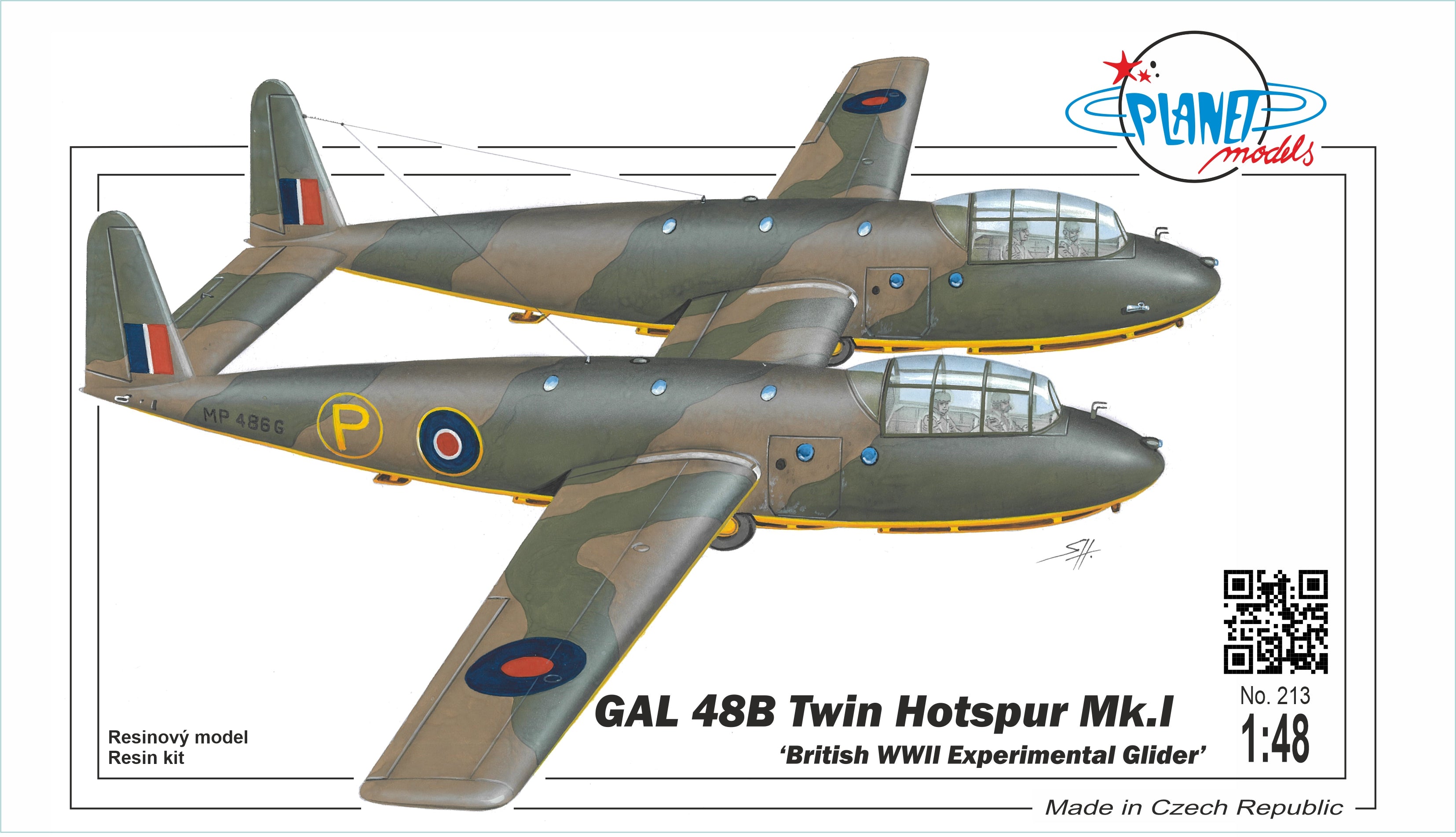Planet Models GAL 48B Twin Hotspur - PLA21348