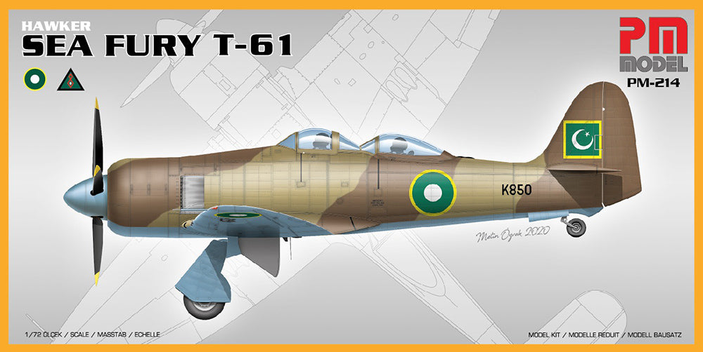 PM Model Hawker Sea Fury T-61 - PM214