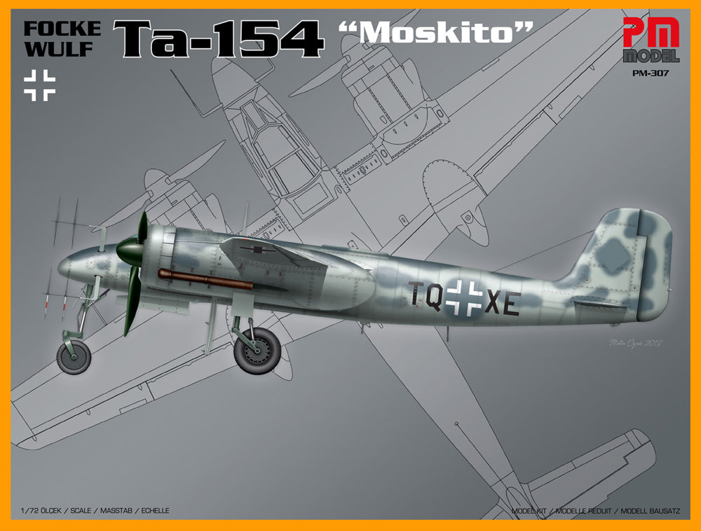 PM Model Focke-Wulf Ta-154 Moskito- PM307