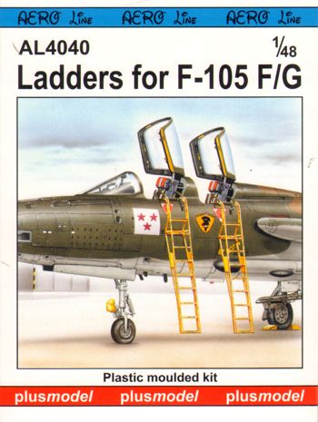 Ladders for Republic F-105F/F-105G (designed to be used with Hobby Boss, Revell and Monogram kits)