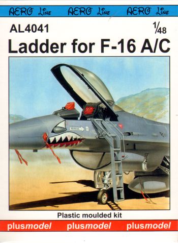 Ladder for General-Dynamics F-16A/Lockheed-Martin F-16C (designed to be used with Academy, Hasegawa, Italeri, Revell and Tamiya kits)