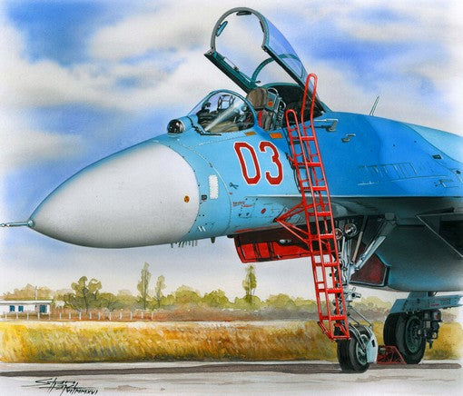 Ladder for Sukhoi Su-27 (designed to be used with ESCI, Hobbycraft, Italeri and Trumpeter kits)