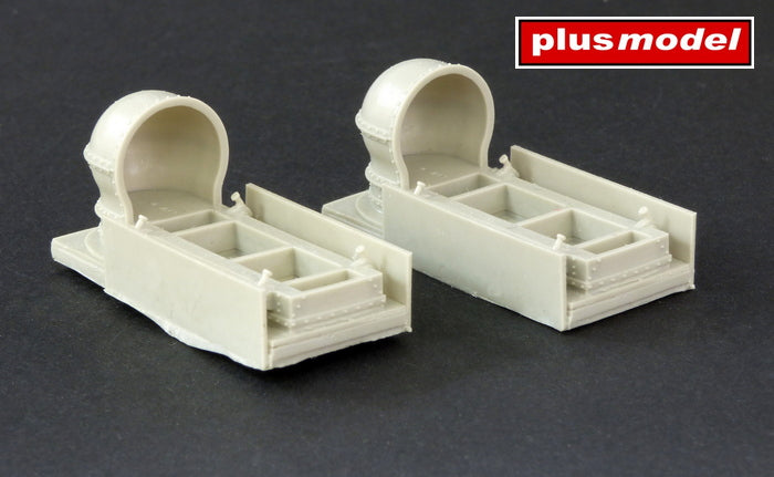 Douglas C-47 Skytrain racks for drop containers (designed to be used with Monogram and Revell kits)