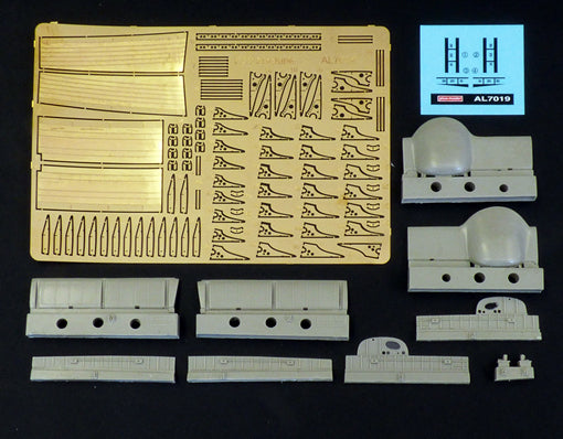 Lockheed P2V-7 Neptune flaps set (designed to be used with Hasegawa and Revell kits) also includes decals