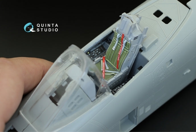Fairchild A-10A Thunderbolt II 3D-Printed coloured Interior on decal paper (designed to be used with Trumpeter kits)