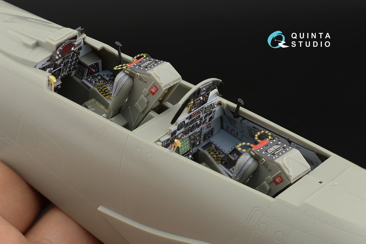 McDonnell F-4J Phantom F-4E 3D-Printed coloured Interior on decal paper (designed to be used with Revell kits)