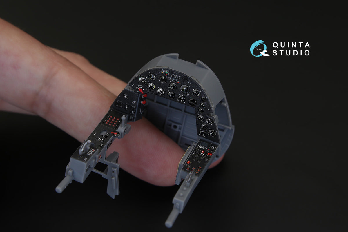 Vought F4U-1A Corsair 3D-Printed coloured Interior on decal paper (designed to be used with Tamiya kits)