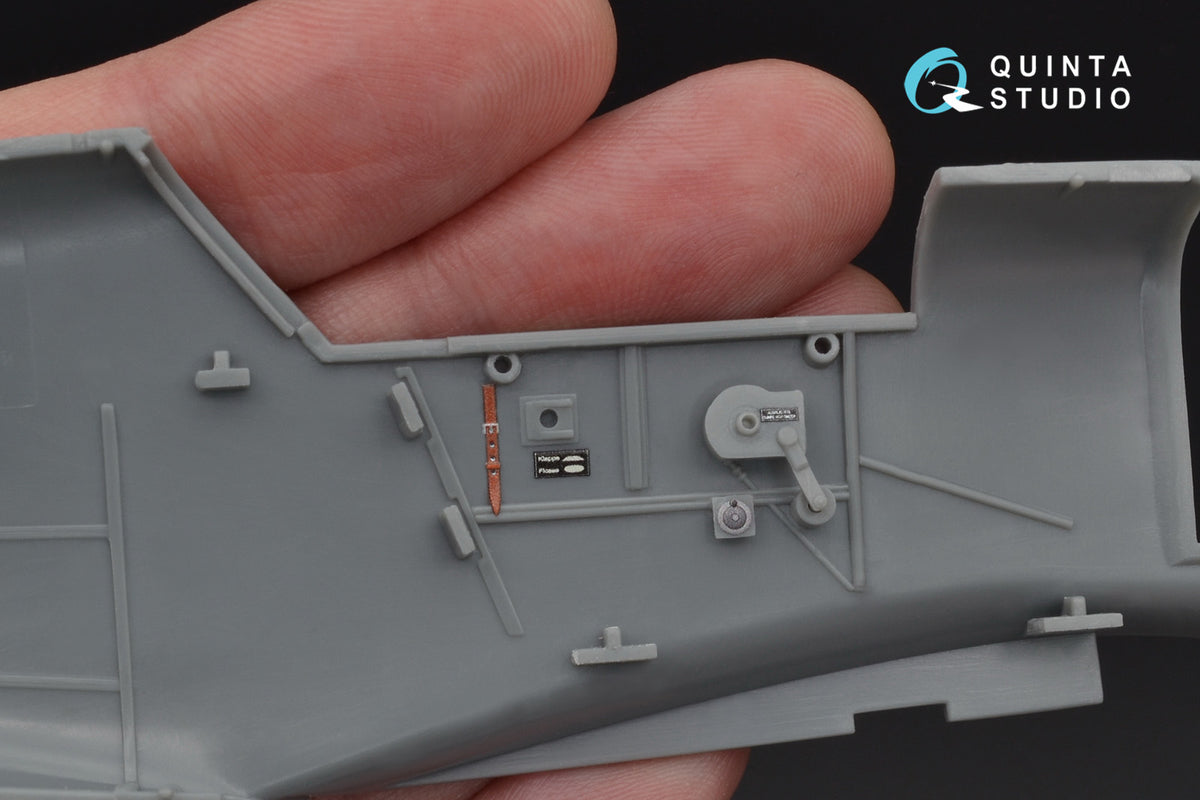 Messerschmitt Bf-109G-10 3D-Printed coloured Interior on decal paper (designed to be used with Trumpeter kits)