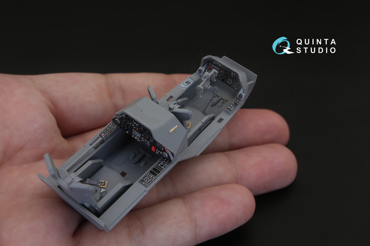 Bell AH-1G Cobra 3D-Printed coloured Interior on decal paper (designed to be used with ICM UA UK and Revell kits)