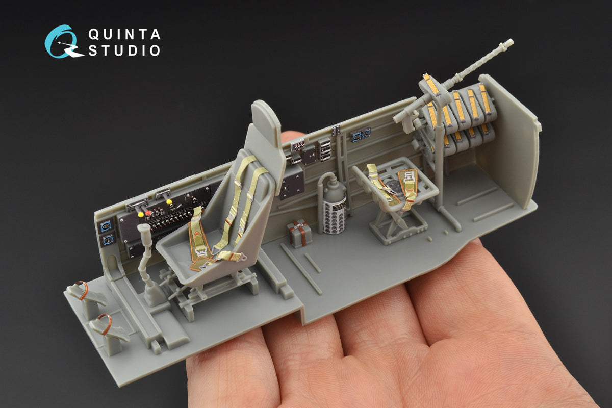 Junkers Ju-87B-2/R-2 'Stuka' 3D-Printed coloured Interior on decal paper (designed to be used with Trumpeter kits)