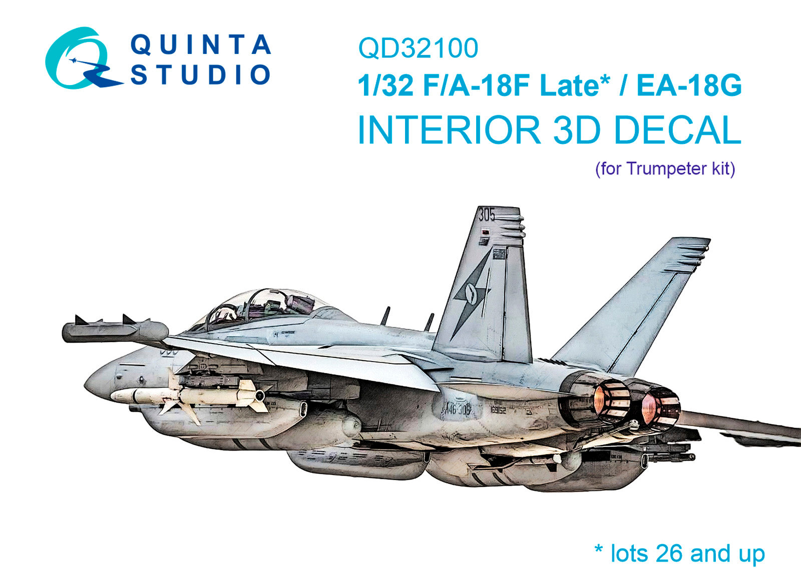 Quinta Studio Boeing F/A-18F Hornet - QD32100 - Aircraft Kits