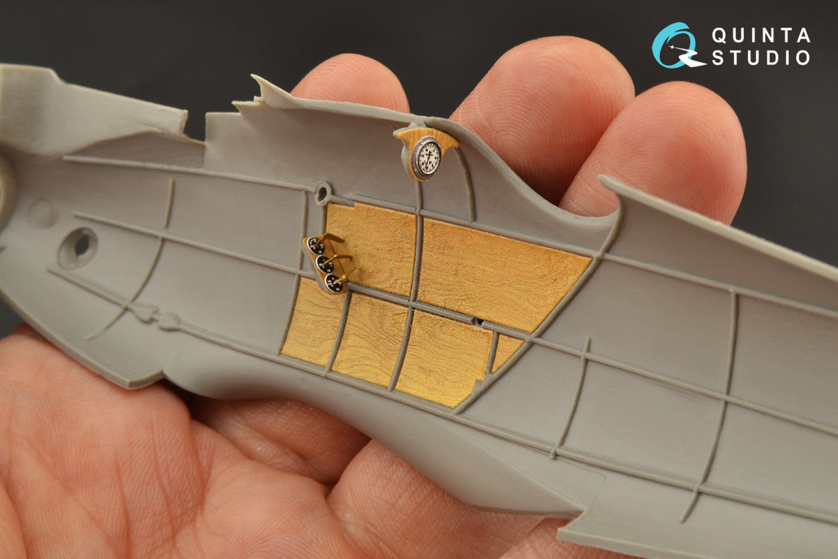 Pfalz D.III 3D-Printed coloured Interior on decal paper (designed to be used with Roden kits)