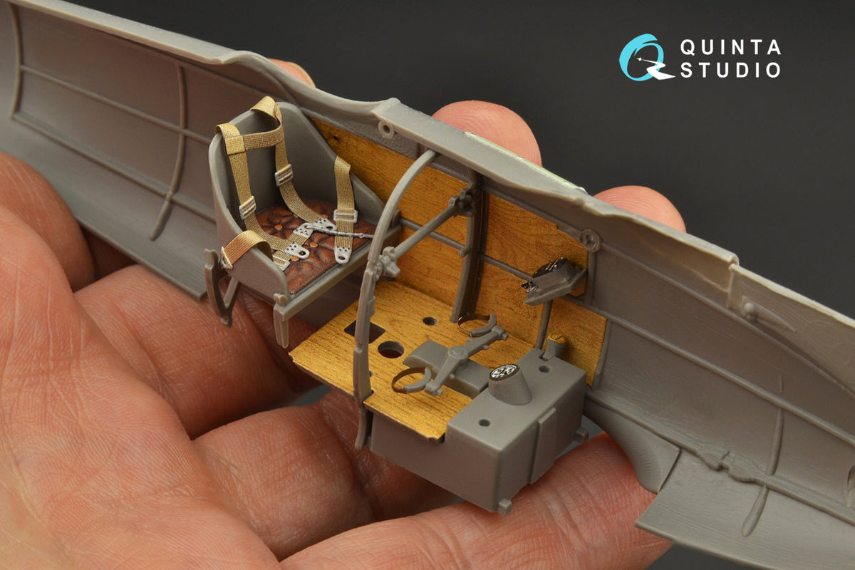 Pfalz D.III 3D-Printed coloured Interior on decal paper (designed to be used with Roden kits)