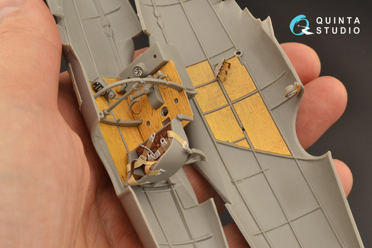 Pfalz D.III 3D-Printed coloured Interior on decal paper (designed to be used with Roden kits)