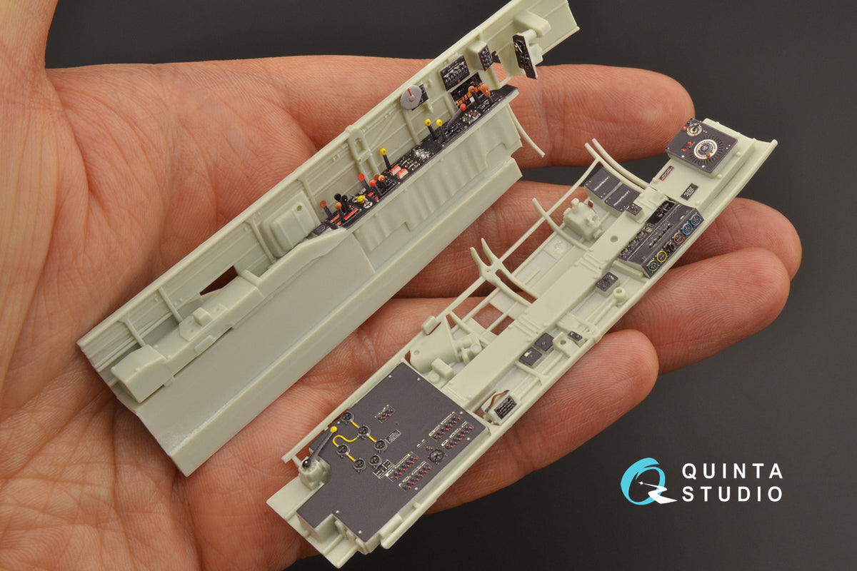 Junkers Ju-88A-4 3D-Printed coloured Interior on decal paper (designed to be used with Revell kits)